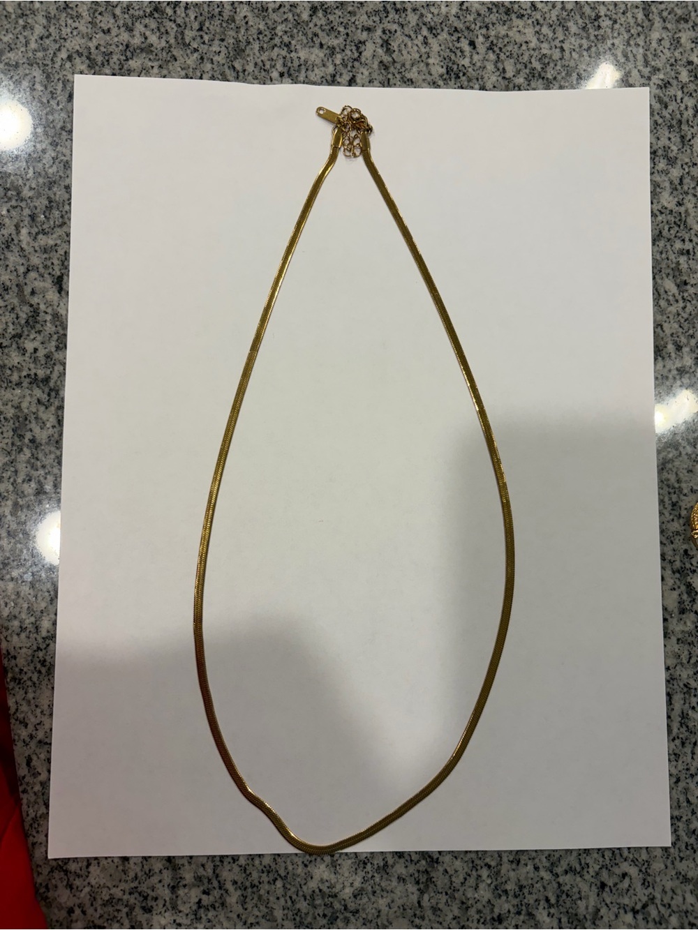 Classic Gold Snake Chain Necklace for Women